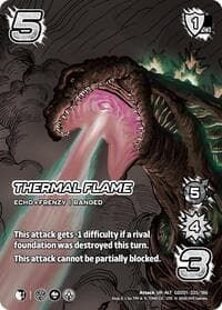 Thermal Flame (Alternate Art) - Godzilla: Reign of Kaiju - UniVersus card