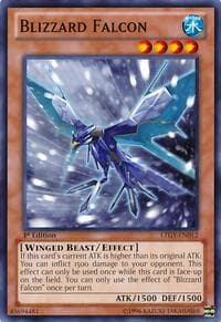 Blizzard Falcon - Lord of the Tachyon Galaxy - YuGiOh card