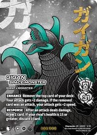 Gigan, Space Monster (Chrome Rare) - Godzilla: Reign of Kaiju - UniVersus card