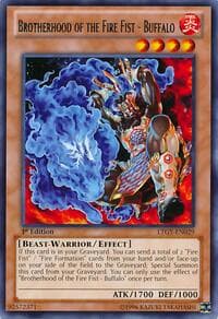 Brotherhood of the Fire Fist - Buffalo - Lord of the Tachyon Galaxy - YuGiOh card