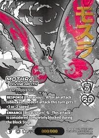 Mothra, Divine Moth (Chrome Rare) - Godzilla: Reign of Kaiju - UniVersus card