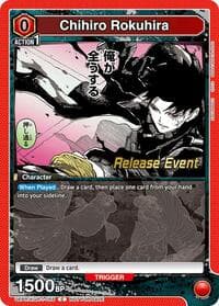 Chihiro Rokuhira (055) - UE16BT: KAGURABACHI Release Event Cards - Union Arena card