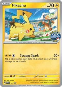 Pikachu (Asia Championship Series 23-24) - SV: Scarlet & Violet Promo Cards - Pokemon card