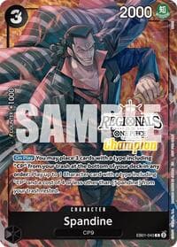 Spandine (Offline Regional Champion Card Set 2025 Vol.1) - One Piece Promotion Cards - One Piece Card Game card