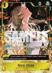 Nico Olvia (Online Regional Finalist Card Set 2025 Vol.1) - One Piece Promotion Cards - One Piece Card Game card