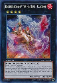 Brotherhood of the Fire Fist - Cardinal - Lord of the Tachyon Galaxy - YuGiOh card