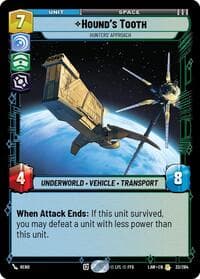 Hound's Tooth - Hunters' Approach - A Lawless Time - Star Wars: Unlimited card