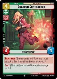 Quarren Contractor - A Lawless Time - Star Wars: Unlimited card