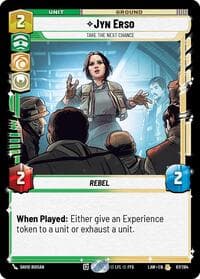 Jyn Erso - Take the Next Chance - A Lawless Time - Star Wars: Unlimited card