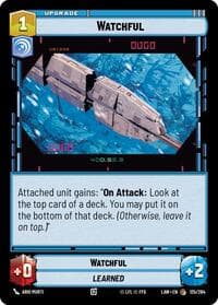 Watchful - A Lawless Time - Star Wars: Unlimited card