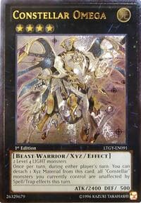 Constellar Omega (UTR) - Lord of the Tachyon Galaxy - YuGiOh card