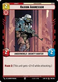 Haxion Aggressor - A Lawless Time - Star Wars: Unlimited card