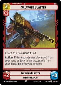 Salvaged Blaster - A Lawless Time - Star Wars: Unlimited card