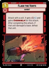 Flash the Vents - A Lawless Time - Star Wars: Unlimited card