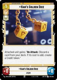 Han's Golden Dice - A Lawless Time - Star Wars: Unlimited card