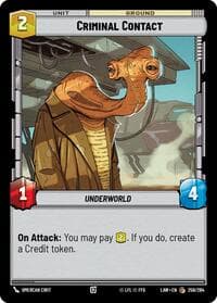 Criminal Contact - A Lawless Time - Star Wars: Unlimited card