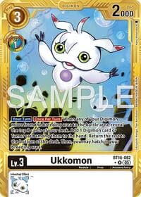 Ukkomon (Gold Border) - Advanced Booster Digimon Generation - Digimon Card Game card