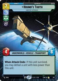 Hound's Tooth - Hunters' Approach (Hyperspace) - A Lawless Time - Star Wars: Unlimited card