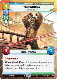 Chewbacca - Mighty Rescuer (Hyperspace) - A Lawless Time - Star Wars: Unlimited card