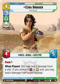 Ezra Bridger - Spectre Six (Hyperspace) - A Lawless Time - Star Wars: Unlimited card