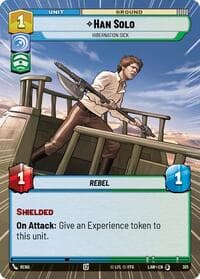 Han Solo - Hibernation Sick (Hyperspace) - A Lawless Time - Star Wars: Unlimited card