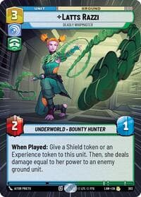 Latts Razzi - Deadly Whipmaster (Hyperspace) - A Lawless Time - Star Wars: Unlimited card