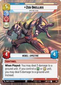 Zeb Orellios - Spectre Four (Hyperspace) - A Lawless Time - Star Wars: Unlimited card
