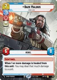 Baze Malbus - Good Luck (Hyperspace) - A Lawless Time - Star Wars: Unlimited card