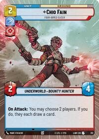 Chio Fain - Four-Armed Slicer (Hyperspace) - A Lawless Time - Star Wars: Unlimited card