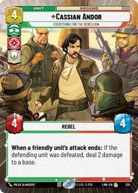 Cassian Andor - Everything for the Rebellion (Hyperspace) - A Lawless Time - Star Wars: Unlimited card