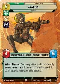 4-LOM - Devious (Hyperspace) - A Lawless Time - Star Wars: Unlimited card