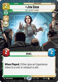 Jyn Erso - Take the Next Chance (Hyperspace) - A Lawless Time - Star Wars: Unlimited card