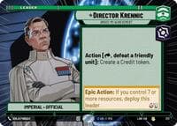 Director Krennic - Amidst My Achievement (Hyperspace) - A Lawless Time - Star Wars: Unlimited card