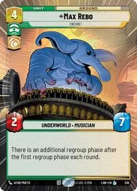Max Rebo - Encore! (Hyperspace) - A Lawless Time - Star Wars: Unlimited card