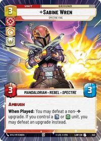 Sabine Wren - Spectre Five (Hyperspace) - A Lawless Time - Star Wars: Unlimited card