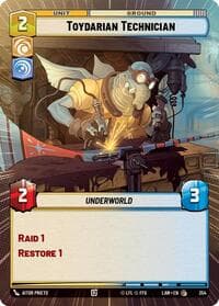 Toydarian Technician (Hyperspace) - A Lawless Time - Star Wars: Unlimited card