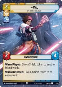 Val - It's Been a Ride, Babe (Hyperspace) - A Lawless Time - Star Wars: Unlimited card