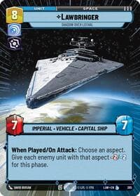 Lawbringer - Shadow Over Lothal (Hyperspace) - A Lawless Time - Star Wars: Unlimited card
