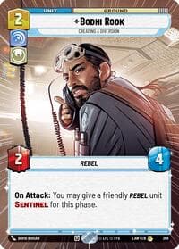 Bodhi Rook - Creating a Diversion (Hyperspace) - A Lawless Time - Star Wars: Unlimited card