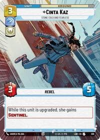 Cinta Kaz - Stone Cold and Fearless (Hyperspace) - A Lawless Time - Star Wars: Unlimited card