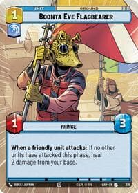 Boonta Eve Flagbearer (Hyperspace) - A Lawless Time - Star Wars: Unlimited card