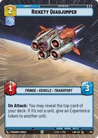 Rickety Quadjumper (Hyperspace) - A Lawless Time - Star Wars: Unlimited card