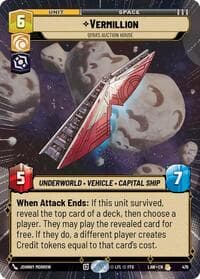 Vermillion - Qi'Ra's Auction House (Hyperspace) - A Lawless Time - Star Wars: Unlimited card