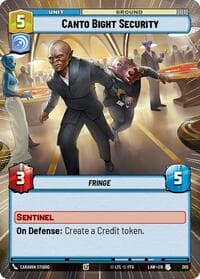 Canto Bight Security (Hyperspace) - A Lawless Time - Star Wars: Unlimited card