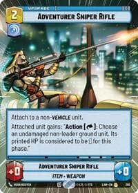 Adventurer's Sniper Rifle (Hyperspace) - A Lawless Time - Star Wars: Unlimited card
