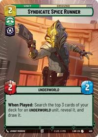 Syndicate Spice Runner (Hyperspace) - A Lawless Time - Star Wars: Unlimited card
