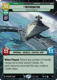 Intimidator - Citadel Overwatch (Hyperspace) - A Lawless Time - Star Wars: Unlimited card