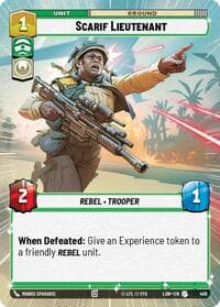 Scarif Lieutenant (Hyperspace) - A Lawless Time - Star Wars: Unlimited card