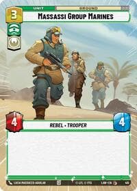 Massassi Group Marines (Hyperspace) - A Lawless Time - Star Wars: Unlimited card