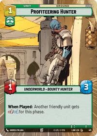 Profiteering Hunter (Hyperspace) - A Lawless Time - Star Wars: Unlimited card
